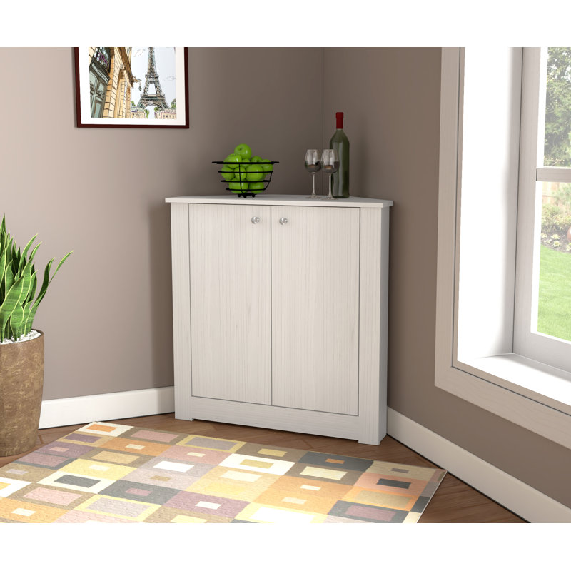 Ebern Designs Ahjanay 2 Door Corner Accent Wayfair